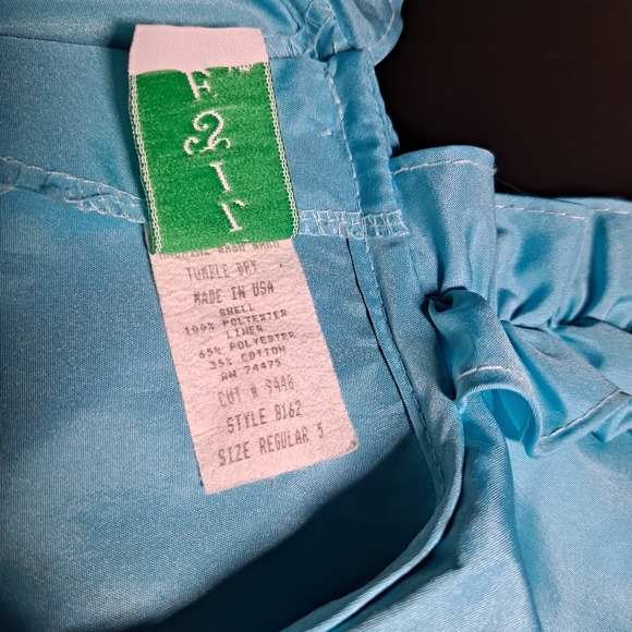 Vintage Elise Circle Dress Blue  Made in USA Polyester Cotton Pageant Sz 5 - Picture 3 of 8